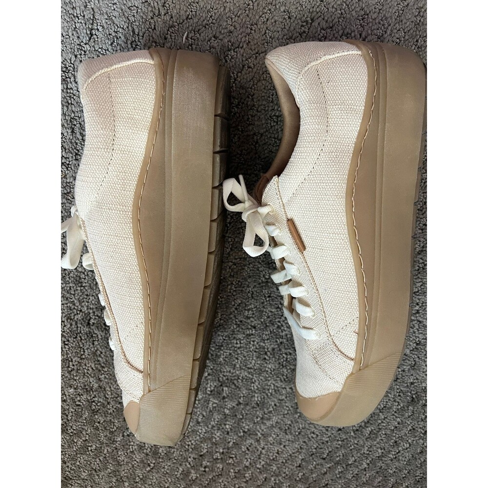 Dr. Scholl's Time Off Platform Sneaker, Women's Size 10 M, Beige MSRP $90 - Picture 2 of 10